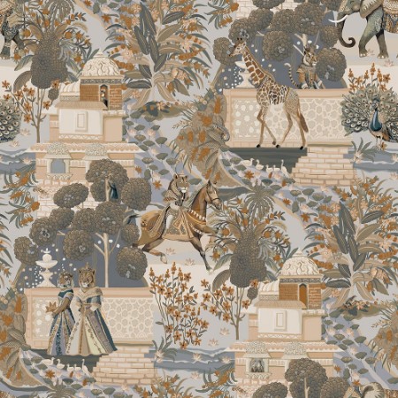 Poza cu Jal Mahal navy/orange - 91801